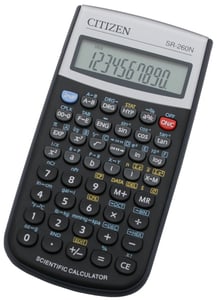 Citizen SR-260N Taschenrechner Wissenschaftlicher Taschenrechner Schwarz
