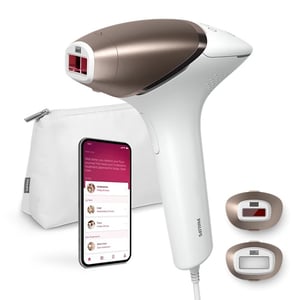 Philips Lumea Prestige BRI945/00 hårborttagningsapparat Intensivt pulserande ljus (IPL) Rosa, Vit