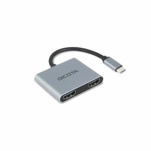 DICOTA D32063 Tablet/Smartphone/Laptop Docking Station, Silver