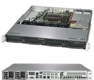 Supermicro SuperServer 5019C-MR Intel C246 LGA 1151 (Socket H4) Rack (1U) Czarny