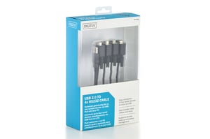 Digitus Kabel ® USB 2.0 auf 4xRS232