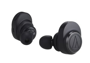 Audio-Technica ATH-CKR7TW Zestaw słuchawkowy Bezprzewodowy Douszny Połączenia/muzyka Micro-USB Bluetooth Czarny