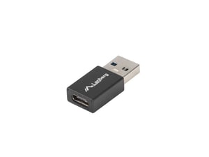 Lanberg AD-UC-UA-01 adapter för USB 3.0-kablar, typ A till USB 3.0, typ C, svart