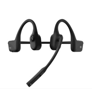 SHOKZ OpenComm UC Black – Kabelloses Headset mit Handbedienung für Anrufe/Musik, USB Typ A, Bluetooth, schwarz
