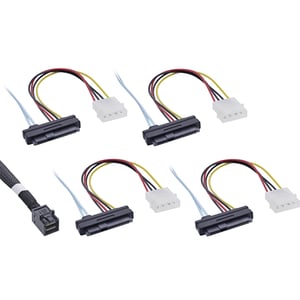 InLine 27632B kabel SAS 1 m Czarny
