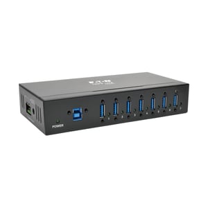 Tripp Lite U360-007-IND USB 3.2 Gen 1 (3.1 Gen 1) Type-B Hubs and Concentrators, 5000 Mbit/s, Black