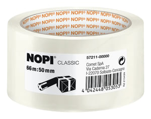 TESA 57211-00000-04 papperstejp 66 m, genomskinlig, 1 st.