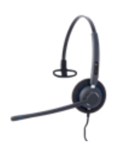 Alcatel-Lucent Enterprise AH 21 U Hörlurar med sladd, huvudband, kontor/callcenter, USB typ A, svart