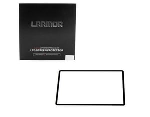 Larmor 4375074 Camera Screen Protector, Black, Transparent, Fujifilm