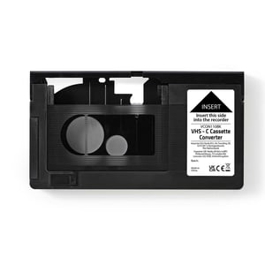 Nedis VCON110BK AV equipment replacement part. Compact video cassette adapter