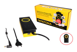 PATONA 2611 adapter zasilający/ inwentor Wewnętrzna 90 W Czarny, Żółty