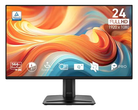 MSI Pro MP245 E14VL monitor komputerowy 60,5 cm (23.8") 1920 x 1080 px Full HD LCD Czarny