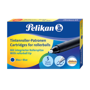 Pelikan Tintenpatrone 4001 Mittelblau, 10 Stück