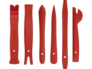Yato YT-0837 Auto Body Repair Tool Upholstery Removal Tool Red 6-piece set