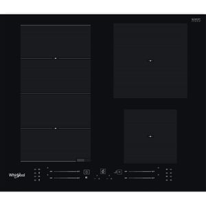 Whirlpool WF S4160 BF Schwarz Einbau 59 cm Induktionskochfeld mit 4 Kochzonen