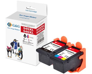 G&G 15088 nabój z tuszem 2 szt. Zamiennik Wysoka (XL) wydajność Czarny, Cyjan, Purpurowy, Żółty