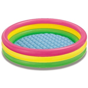 Intex 57422 Outdoor Above-Ground Pool, Inflatable, Round, 275 L, Multicolor