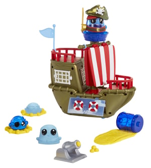 MGA Entertainment DohKins Pirate Ship Playset Modeling Clay Play Set 191 g Multicolor