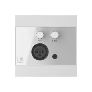 AUDAC WP205/W Rahmen für Steckdosen und Schalter Weiß