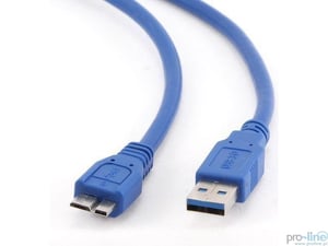 NATEC 1.8m USB 3.0 A- micro USB B kabel USB USB 3.2 Gen 1 (3.1 Gen 1) 1,8 m USB A Micro-USB B Niebieski