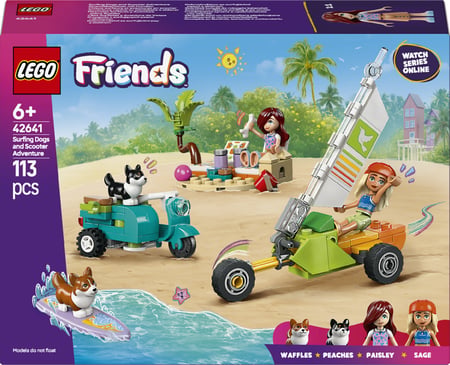 LEGO Friends Przygoda z surfującymi psami i skuterem