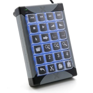 P&I Engineering XK-24 klawiatura USB Czarny, Szary