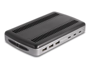 DeLOCK USB-Ladestation mit 3 x USB-Typ-C PD + 3 x USB-Typ-A (112 W)