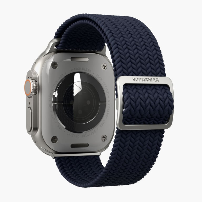 Vonmählen Woven Loop Pasek Granatowy (marynarski) Nylon