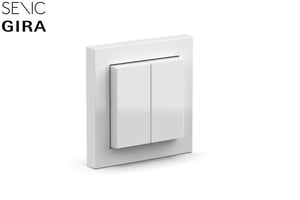 Senic Friends of Hue Switch Lichtschalter aus Polycarbonat (PC) Verschiedene Farben, Schwarz, Grau, Weiß