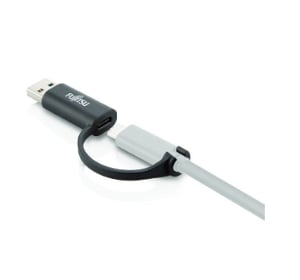 Fujitsu S26391-F6058-L102 USB-A-zu-USB-C-Adapter, schwarz