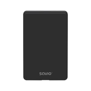 Savio SAVAK-73 hölje för hårddiskar HDD/SSD-hölje Svart 2,5"