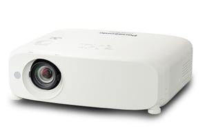 Panasonic PT-VZ585NEJ Datenprojektor Projektor mit Standardprojektion, 5000 ANSI-Lumen, 3LCD, WUXGA (1920x1200), weiß