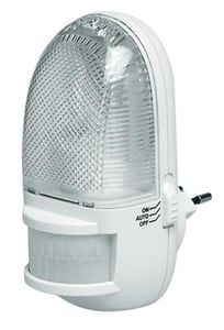 REV nattlampa med rörelsedetektor, halogenlampa