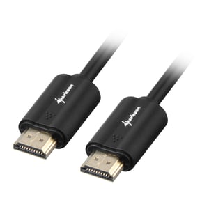 Sharkoon HDMI/HDMI 4K, 10 m langes HDMI-Kabel, HDMI Typ A (Standard), schwarz