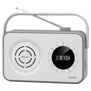 Sencor SRD 3200 W tragbares Digitalradio, weiß