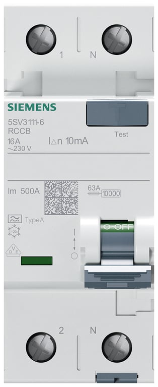 Siemens 5SV3111-6 wyłącznik instalacyjny 2P