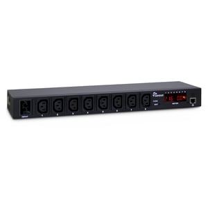 Inter-Tech SW-0816 rozdzielacz zasilania PDU 8 x gniazdo sieciowe Czarny