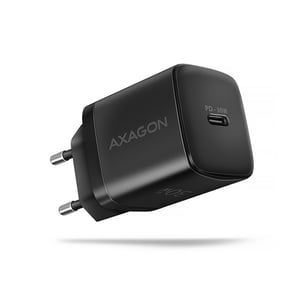 Axagon ACU-PD30 laddare för bärbara enheter Mobiltelefon, smartphone, smartwatch, surfplatta, universell, se svart Växelström Snabbladdning Inbyggd