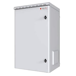 Techly I-CASE IP55-945 9U-Rack, Hängeschrank, grau
