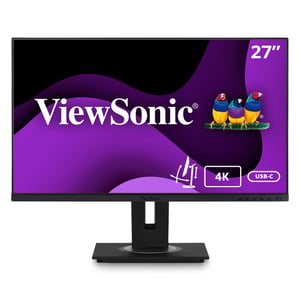 Viewsonic VG Series VG2756-4K Computer Monitor, 68.6 cm (27"), 3840 x 2160 px, 4K Ultra HD LED, Black