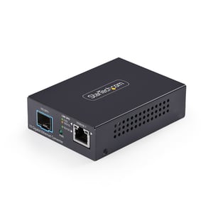 StarTech MCM10G6SSFP 10,000 Mbit/s Multifunction Network Converter, Single, Black