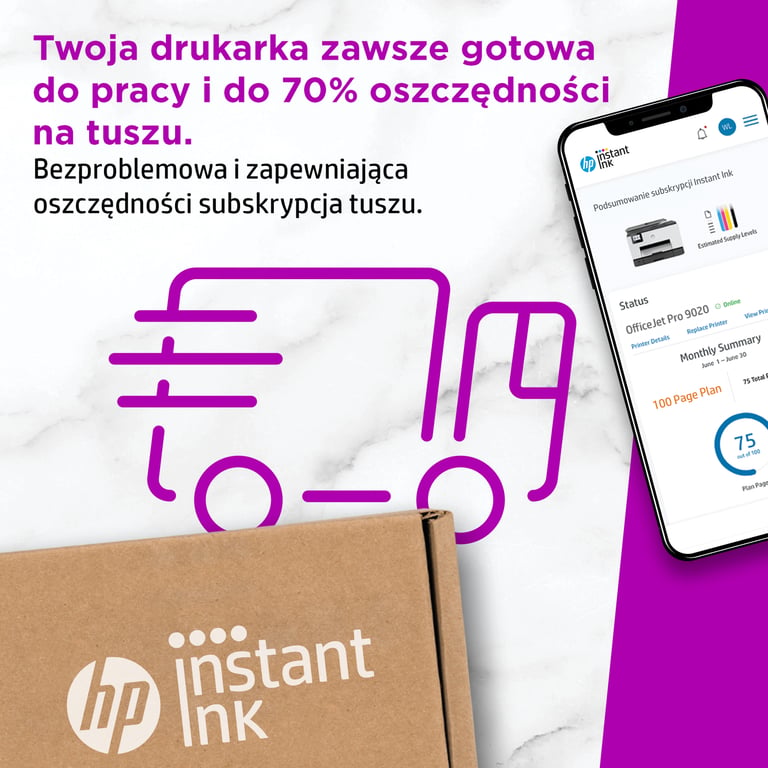 HP Oryginalny trójkolorowy tusz 303