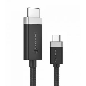 ALOGIC FUCHD1-SGR 1 m Cable Adapter: HDMI Type A (Standard) to USB Type-C, Gray