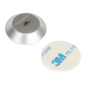 Targus ASP001GLX Cable Lock Accessory Plate, Silver, 1 pc.