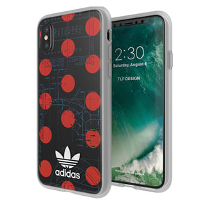 Adidas 29206 pokrowiec na telefon komórkowy 14,7 cm (5.8") Etui z klapką Czarny, Czerwony