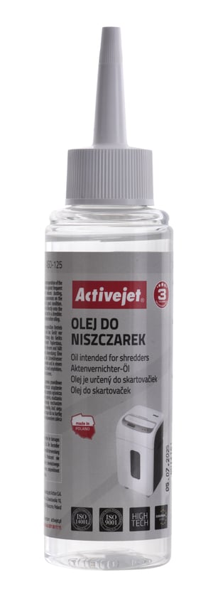 Activejet ASO-125 Olej do niszczarek 125 ml
