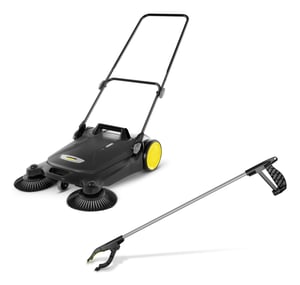 Kärcher S 4 Twin Go!Further elektrisk borste Svart, Gul