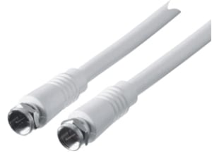 Schwaiger KVC30 532 kabel koncentryczny 3 m F Biały