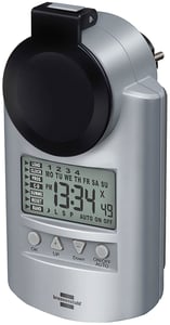 Brennenstuhl Primera-Line Weekly Timer DT IP 44 Srebrny