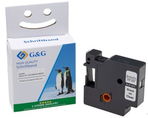 G&G 15565 taśmy do etykietowania Czarny na przezroczystym D1